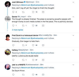 Illustration for article titled Elon Musk’s Weekend Of Tweets Ends Badly, And With Actual Nazis